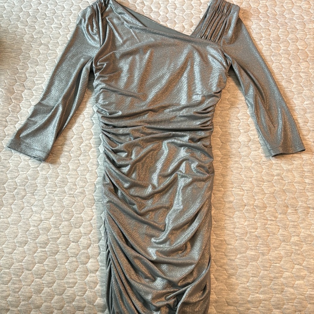 Silver sparkle dress
